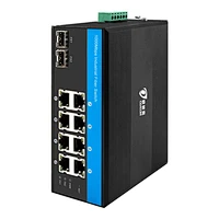 全千兆2光8电工业交换机（POE）